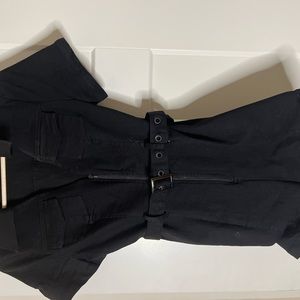 Windsor black jean romper